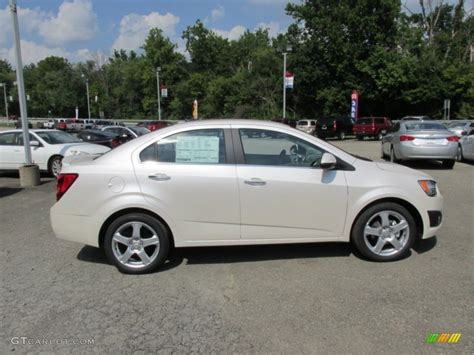 White Diamond Tricoat Chevrolet Sonic Ltz Sedan Exterior Photo