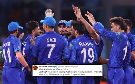 This Is What Progress Is Fans Go Wild As Afghanistan Advance To Semi