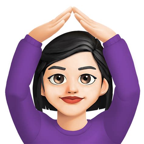 🙆🏻‍♀️ Woman Gesturing Ok Light Skin Tone On Twitter Emoji Stickers 13 1