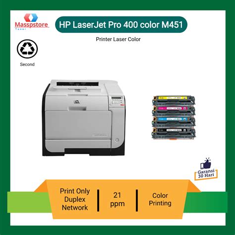 Jual Printer Hp LaserJet Pro 400 Color M451dn Printer Cocok Cetak