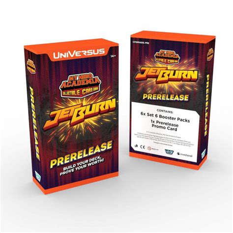 ICv2: Universus Updates Deets on 'My Hero Academia CCG: Jet Burn Prerelease Kit'