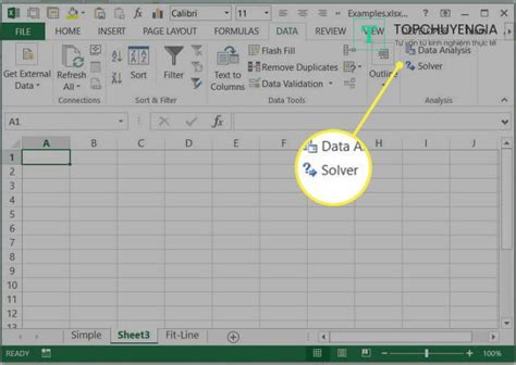 Hướng dẫn dùng Solver trong Excel giải bài toán chi tiết nhất