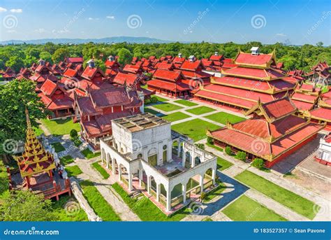 Mandalay, Myanmar At The Palace Royalty-Free Stock Photography ...