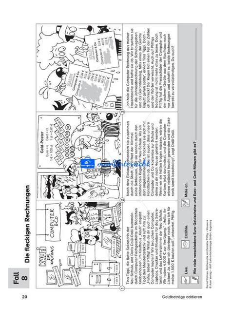 Mathematik Mit Detektiv Pfiffig Klasse Teil Meinunterricht
