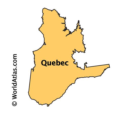 Simple Quebec Map