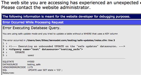 Using Safe Updates To Prevent Unbounded Update And Delete Statements In Mysql