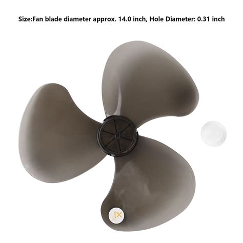 Durable 16 Inch Plastic Fan Blade Household Pedest Grandado