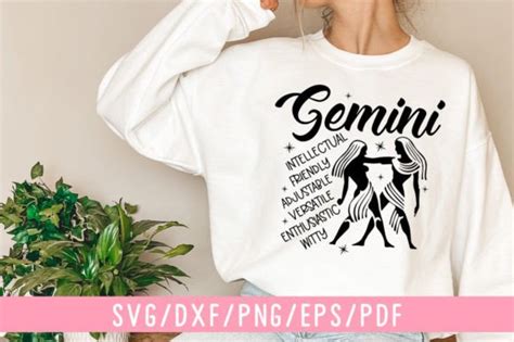 Gemini Zodiac Svg Graphic By Etcify · Creative Fabrica