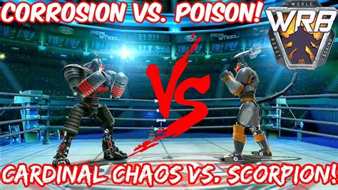 Real Steel WRB CARDINAL CHAOS VS SCORPION Completion Rush Mode