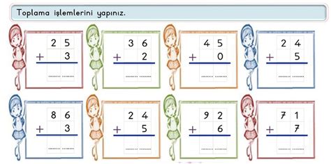 S N F Matematik Toplama Lemi Eldesiz Toplama Etkinli I Meb Ders