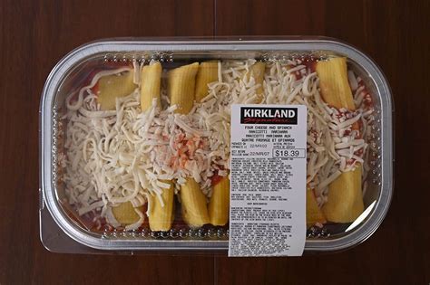 Costco Kirkland Signature Four Cheese And Spinach Manicotti Review Costcuisine