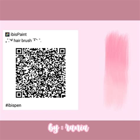 A Qr Code Is Shown On A Pink Background With The Word Bisip Paint