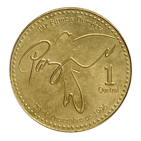 1 Quetzal Numismática Gt