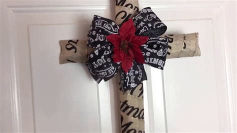 Christmas Cross Wreath Diy Cross Wreath Diy Cross Wreath Diy Wreath