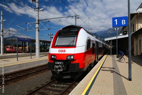 CARINTHIA AUSTRIA AUGUST 11 2022 Siemens Desiro Passenger Train Of