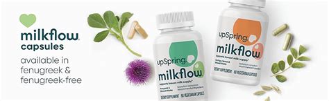 Upspring Milkflow Lactation Supplement Capsules For Milk