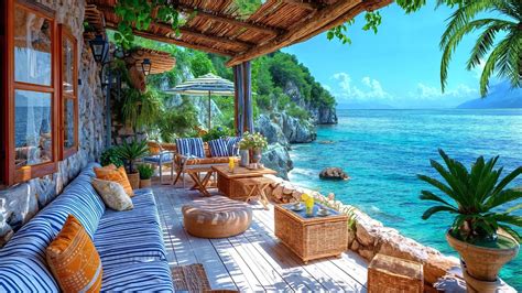 Tranquil Morning Summer In A Seaside Serenity Balcony Smooth Jazz