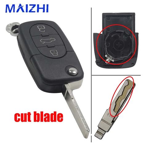 Jingyuqin Cut Blade Car Key Blanks Car Accessories Styling Remote Flip