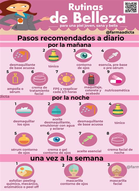 Rutinas De Belleza Infografia Farmaadicta