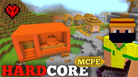 A New Journey Of Minecraft PE Hardcore Mcpe Hardcore Series YouTube