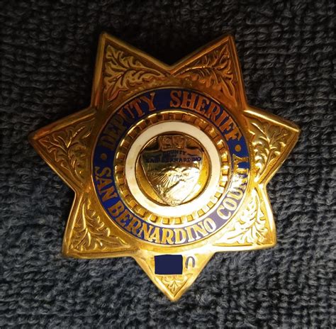 Collectors-Badges Auctions - SAN BERNARDINO DEPUTY SHERIFF