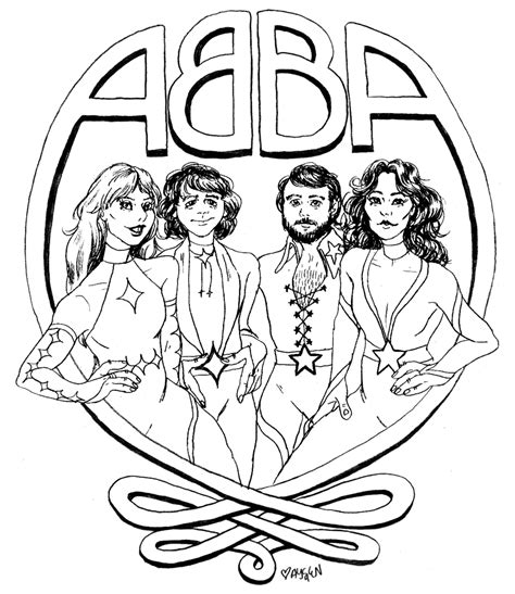 Abba Coloring Book