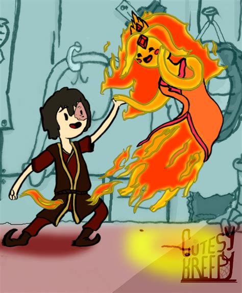 Prince Zuko X Flame Princess Art By Cutesykreepy Radventuretime