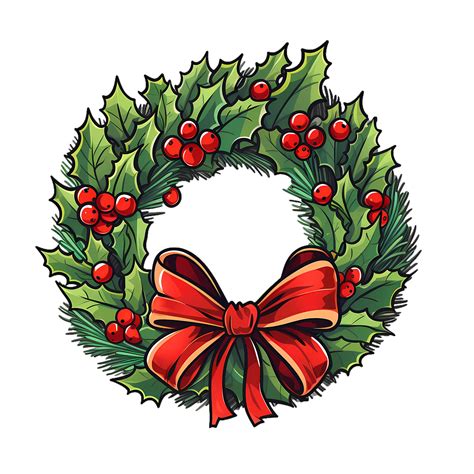 Christmas Clipart Christmas Wreath Clipart Christmas Wreath PNG, Wreath ...