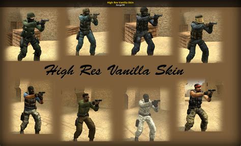 High Res Vanilla Skin Counter Strike Source Mods