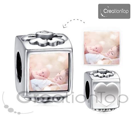 Personalized Charm For Any Pandora Bracelet Memory Charm Bead With Your