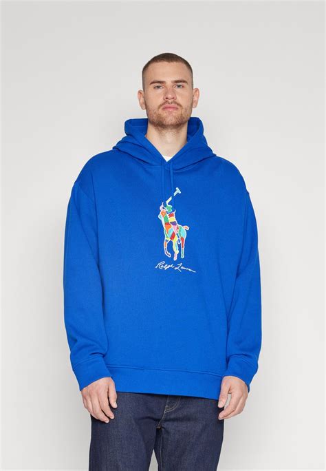 Polo Ralph Lauren Big And Tall Hood Long Sleeve Collegepaita Sapphire