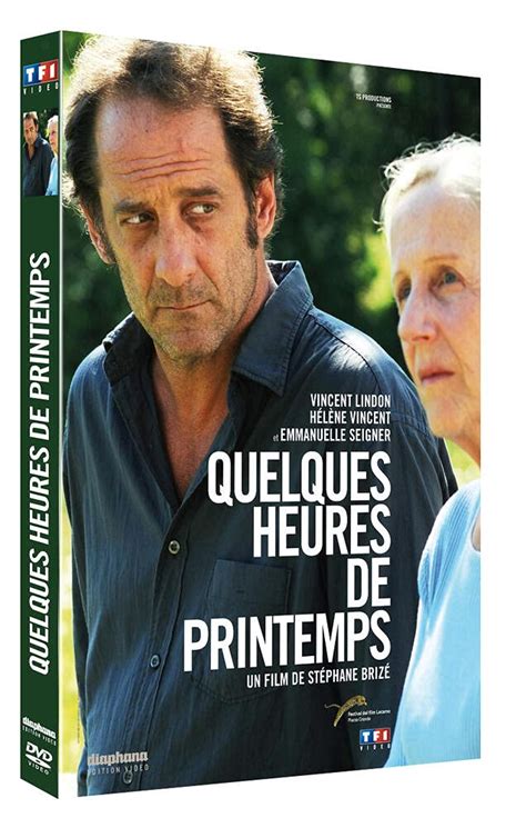 Quelques Heures De Printemps Francia Dvd Amazon Es Vincent Lindon