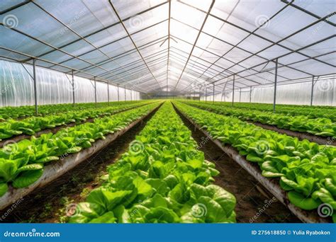 Romaine Lettuce Salad Composition Of Leaves Colorful And Detailed