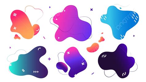 Fluid Gradient Vector Png Images Fluid Shapes Gradient Modern Creative Style Saturated