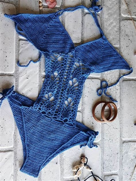 Bikini Het Bikini häkeln Badeanzug Bademode Body Etsy