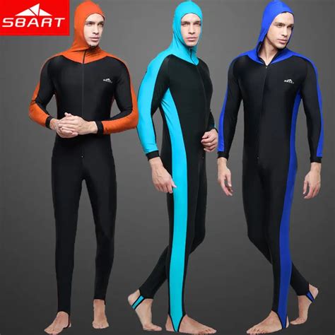 Sbart Wetsuit Men Scuba Diving Suit Hooded Surf Clothes Long Sleeve