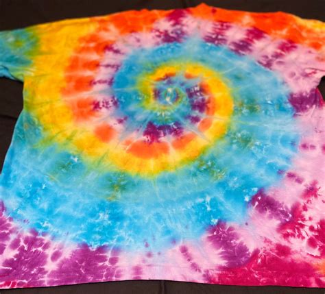 Rainbow Swirl Tie Dye In Adult 2xl Etsyde