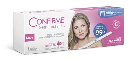 Confirme Semanas Em Tira Teste De Gravidez Produtos Confirme