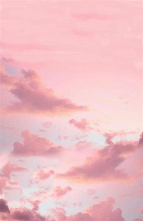 Pastel Clouds Aesthetic Background