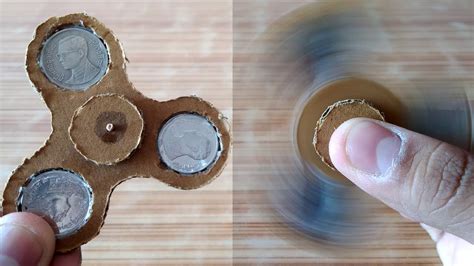 How To Make Cardboard Fidget Spinner Without Bearings Youtube