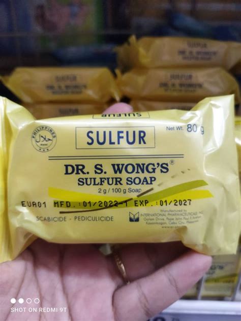 Dr S Wongs Sulfur Soap 80 Gramshelps Treat Acne Pimples And Other Skin Infections Lazada Ph