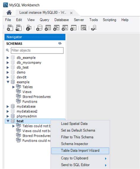 วิธี Import Table Mysql Workbench Devdit