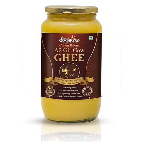 Divya Kamdhenu Cow A Ghee Cream Bilona Method L Gir Cow Ghee