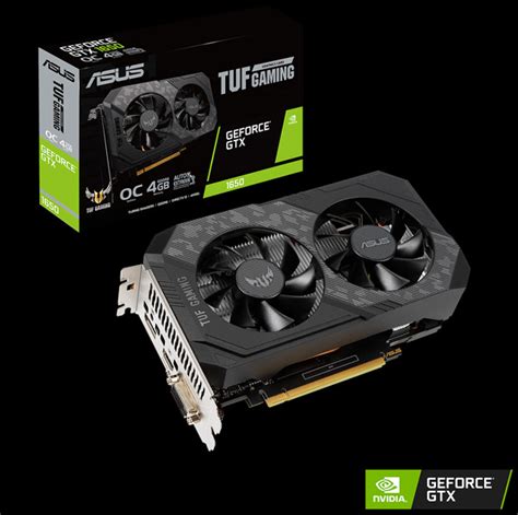 Placa De Video Asus Geforce Gtx 1650 Oc 4gb Gddr6 Tuf Gaming 128 Bit Tuf Gtx1650 O4gd6 P Gaming