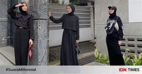 Ootd Serba Hitam Ala Cewek Mamba Cocok Segala Acara