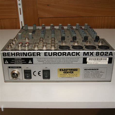 Mischpult Behringer Eurorack MX 802A Kaufen Auf Ricardo