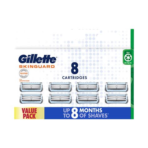 Buy Gillette Skinguard Razor Blades 8 pack | Coles