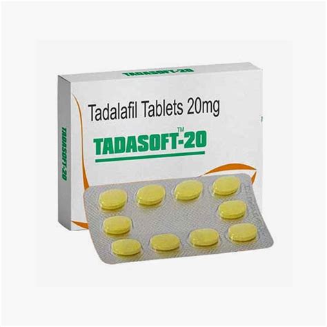 Tadasoft 20mg Tadalafil Tablet At Rs 80 Stripe Tadalafil Tablets In