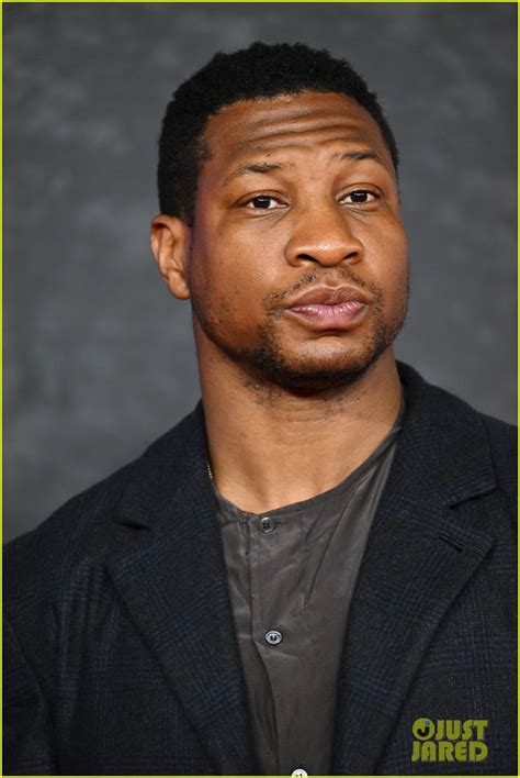 Michael B Jordan Hugs It Out With Jonathan Majors At Creed Iii