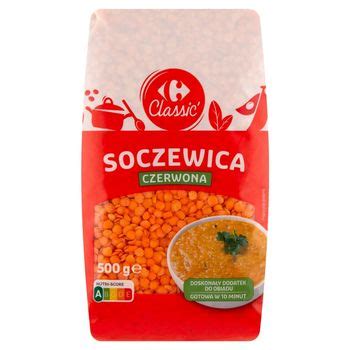 Carrefour Classic Soczewica czerwona 500 g Zakupy online z dostawą do